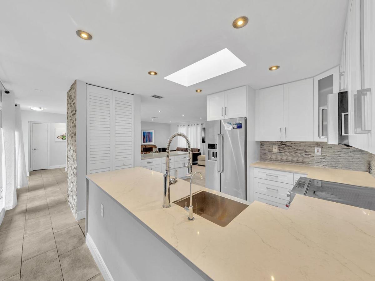 Supervilla - 3Br/2Ba - Pool - Walk To Beach Hollywood Exterior foto